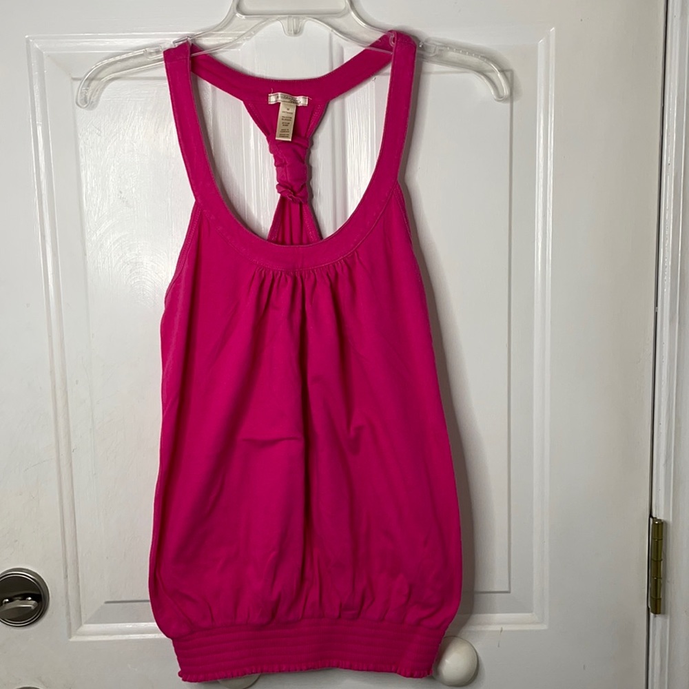 Pink racer back tunic